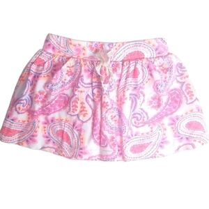 OshKosh B'gosh Pink Paisley Skort Skirt Girls Infant SZ 12-18 Months